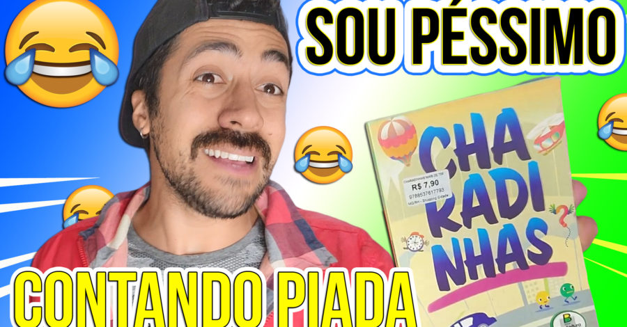 🤣 COMPREI UM LIVRO DE PIADAS E CHARADAS, ficou ENGRAÇADO eu lendo ? NÃO !
