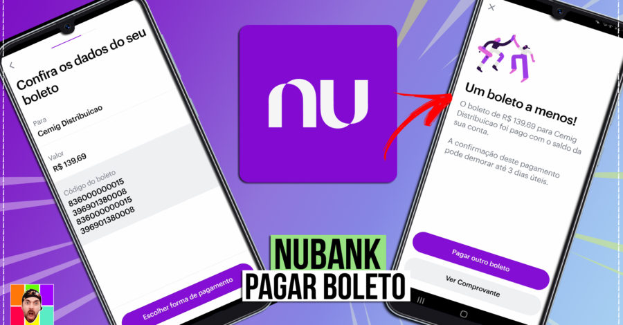 COMO PAGAR UM BOLETO NO APP DO BANCO NUBANK ( PASSO A PASSO ) / CÓDIGO DE BARRAS PELO CELULAR