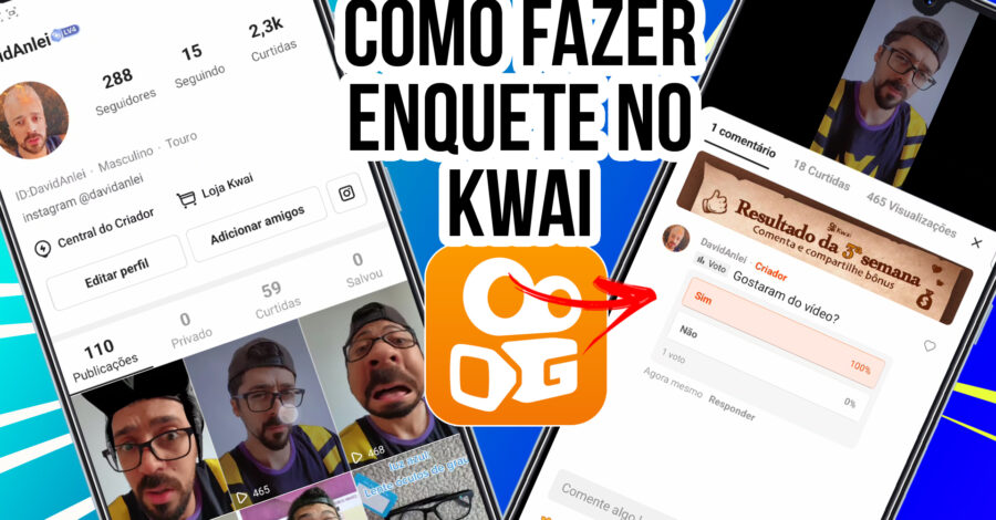 Como fazer uma ENQUETE no KWAI ( nos comentários ) Pergunta com opções de clicar