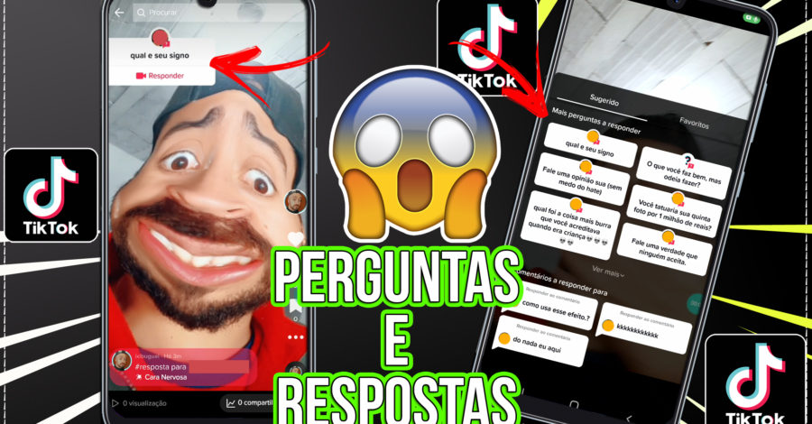 TIKTOK: Perguntas e Respostas ( Como criar uma pergunta ou responder com vídeo um comentário )