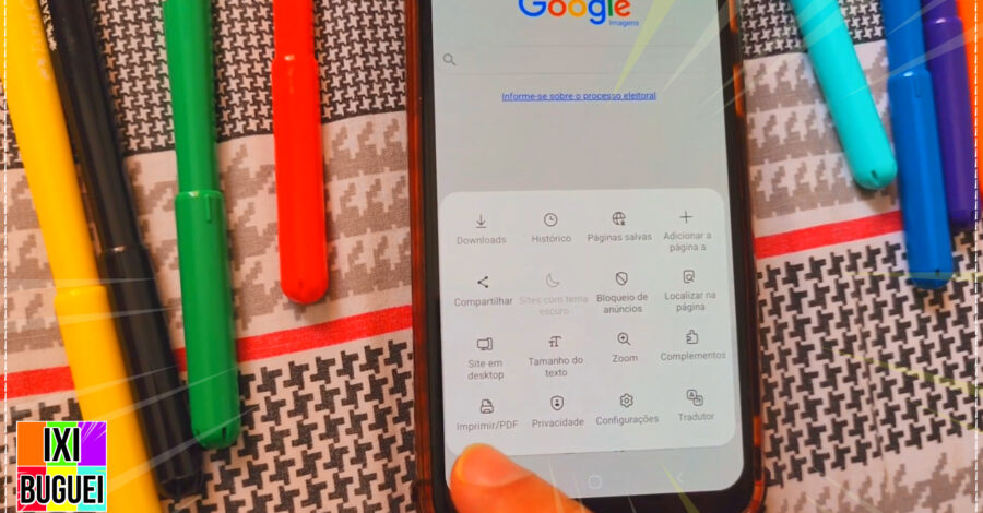 Como salvar uma página da Internet como PDF pelo celular ( Navegador Google Chrome e Android )