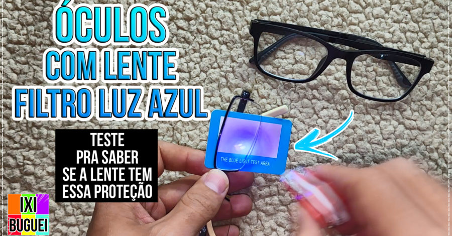 👓 ÓCULOS COM LENTE FILTRO LUZ AZUL | O que é? Fazendo teste na lente