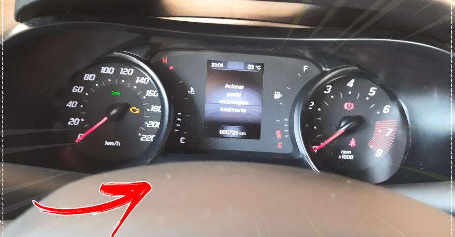 Como ligar o carro FIAT ARGO ( Explicação Simples ) | Acionar pedal embreagem totalmente