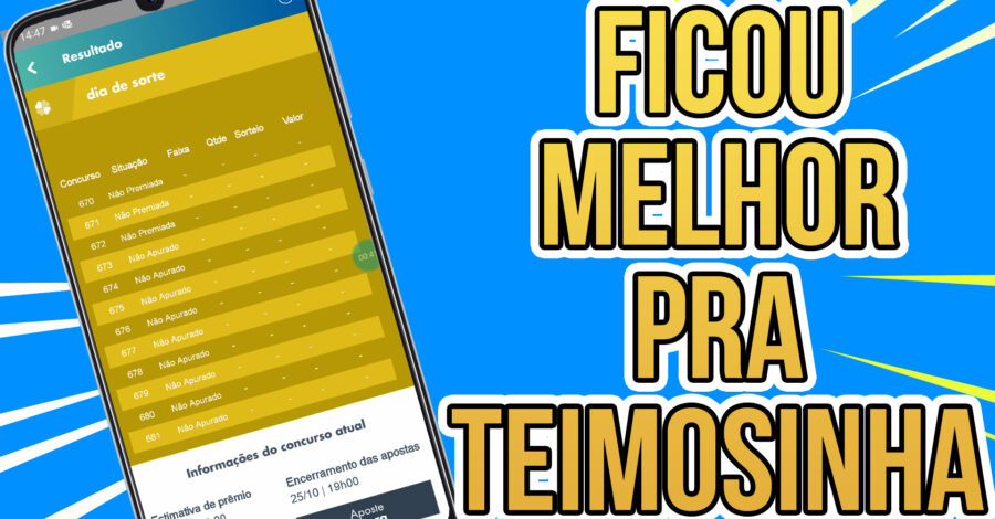 APLICATIVO DA LOTERIA ATUALIZOU PRA MELHOR ( NA CONFERÊNCIA DE TEIMOSINHA DO BILHETE DE PAPEL )