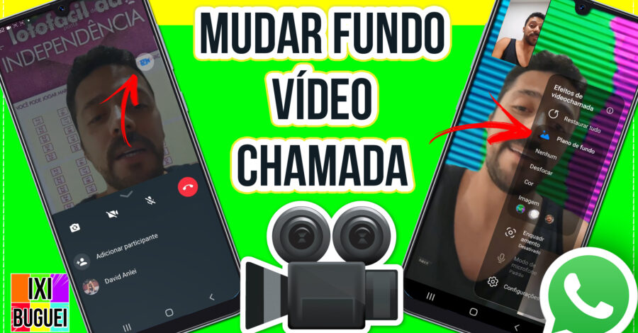 COMO MUDAR O FUNDO DE UMA VÍDEO CHAMADA NO WHATSAPP