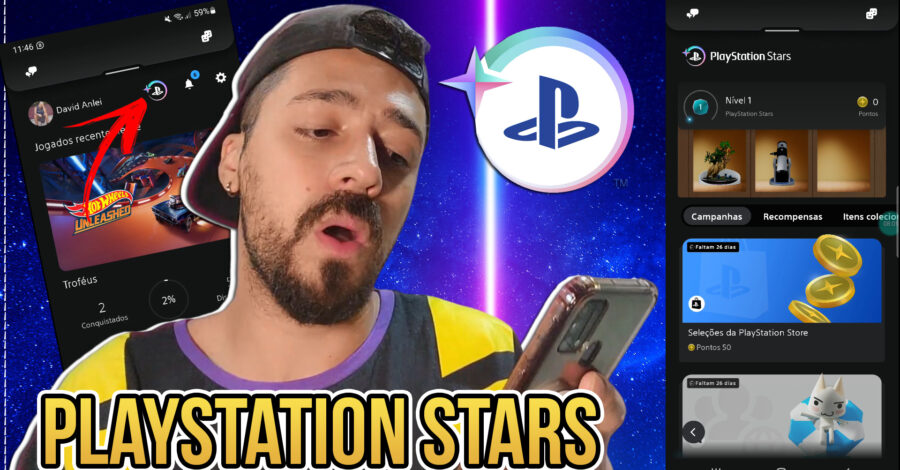 Como entrar na PLAYSTATION STARS no app da Playstations Store + Explorando algumas Novidades