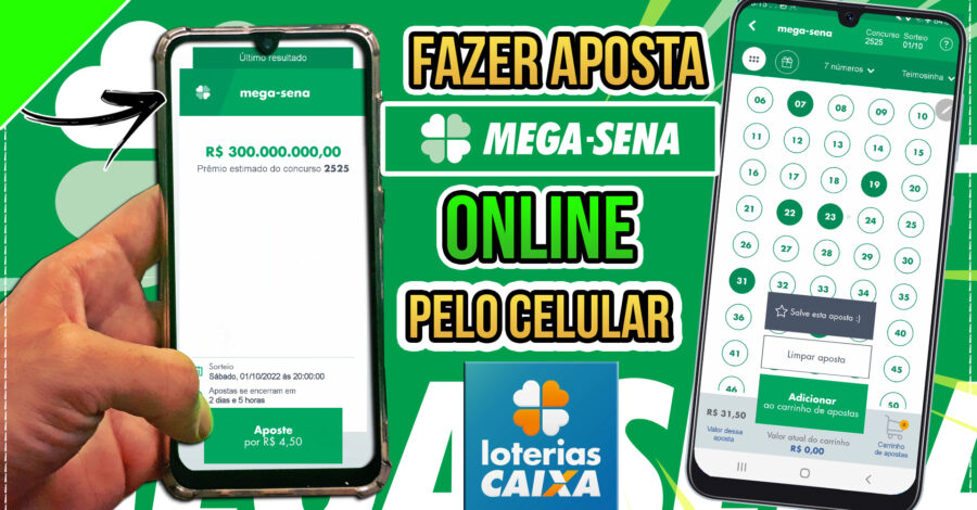 COMO APOSTAR NA MEGA SENA PELO APP LOTERIAS CAIXA PELO CELULAR | JOGO ONLINE DE 6 NÚMEROS SIMPLES