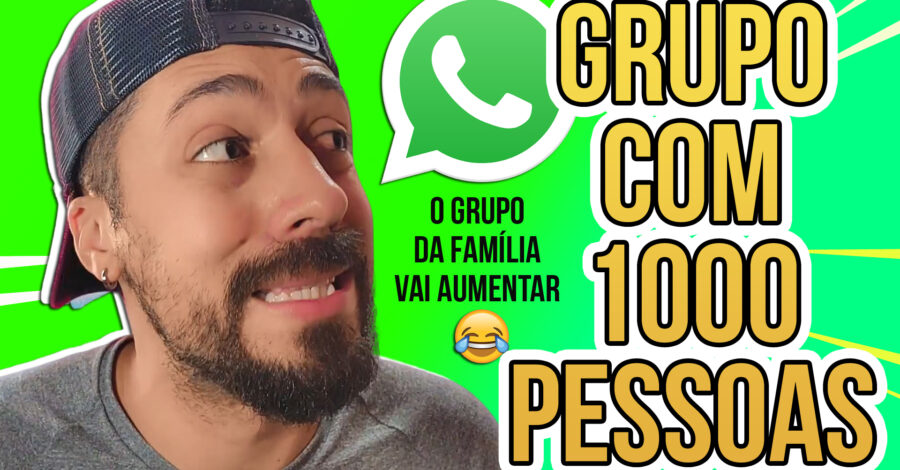 VEM AI: GRUPOS DE WHATSAPP COM MAIS DE MIL PESSOAS
