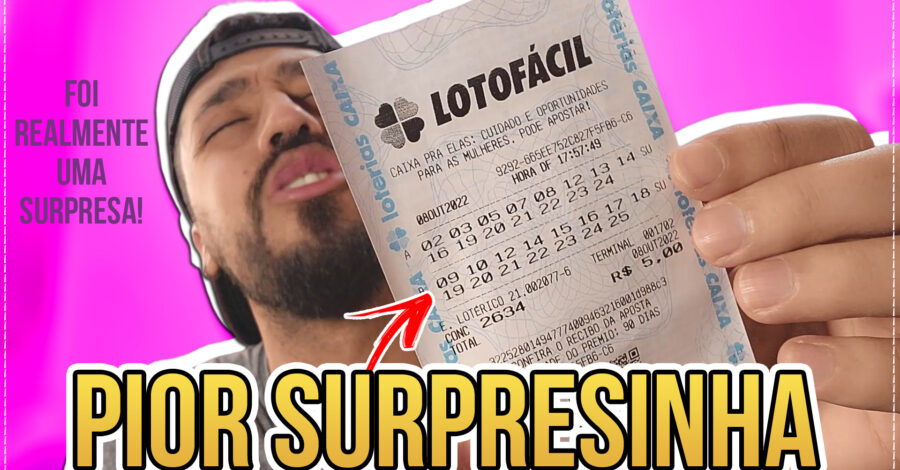 A PIOR SURPRESINHA DA LOTOFÁCIL QUE EU JÁ VI NA VIDA