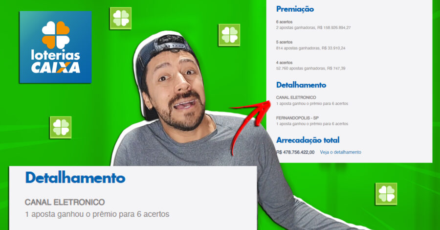 O QUE É DETALHAMENTO CANAL ELETRONICO QUE APARECE NO RESULTADO DE JOGOS LOTERIA MEGA SENA E OUTROS