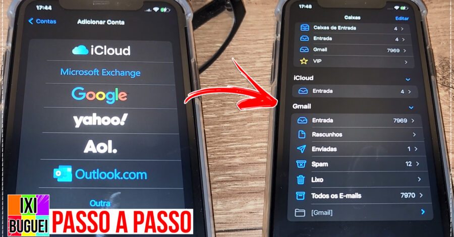 COMO ADICIONAR CONTA GMAIL, HOTMAIL OU YAHOO NO IPHONE MAIL ( como configurar passo a passo )