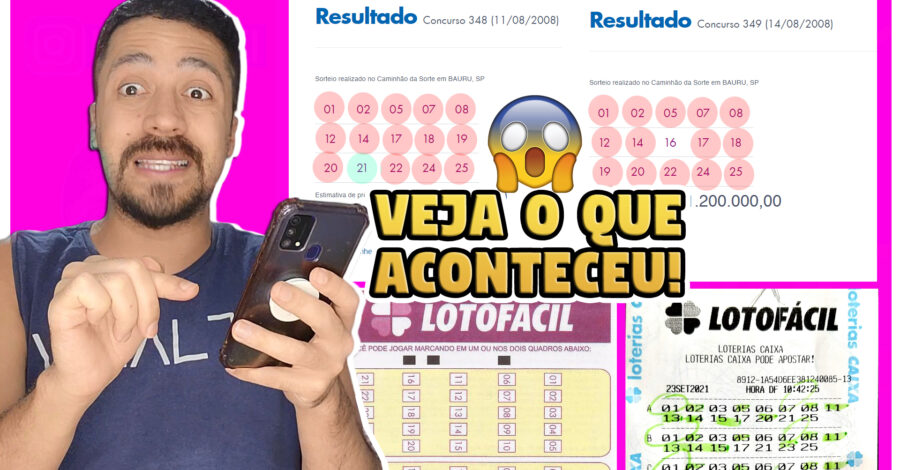 🍀😱 É POSSÍVEL SAIR OS MESMOS NÚMEROS DA LOTOFÁCIL EM CONCURSOS DIFERENTES? QUASE ACONTECEU
