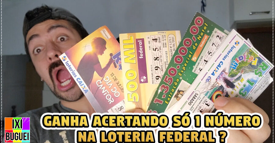 🍀 GANHA ACERTANDO SÓ 1 NÚMERO NA LOTERIA FEDERAL ?