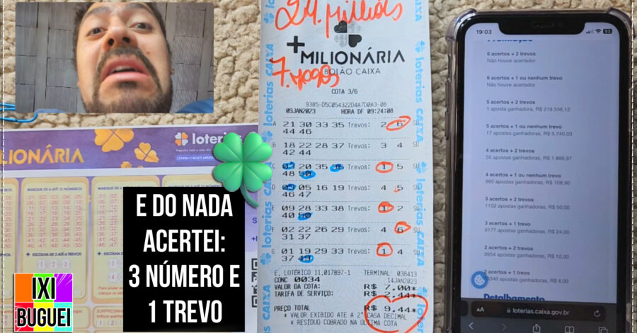 🍀 GANHEI PELA 1ª VEZ NA + MILIONÁRIA ( 4 reais ) ACERTANDO 3 NÚMEROS E 1 TREVO ( Bolão ) FOI POUCO 🥲