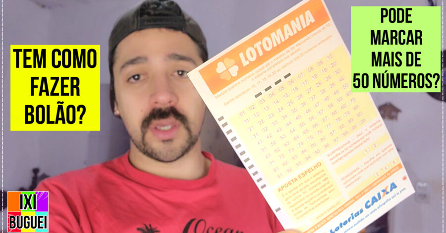 🍀 TEM COMO FAZER BOLAO NA LOTOMANIA ? POSSO MARCAR MAIS DE 50 NÚMEROS ?