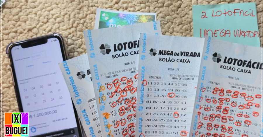 🍀 CONFERINDO 1 BILHETE DE JOGO DA MEGA SENA DA VIRADA E 2 DA LOTOFÁCIL CONCURSO NORMAL