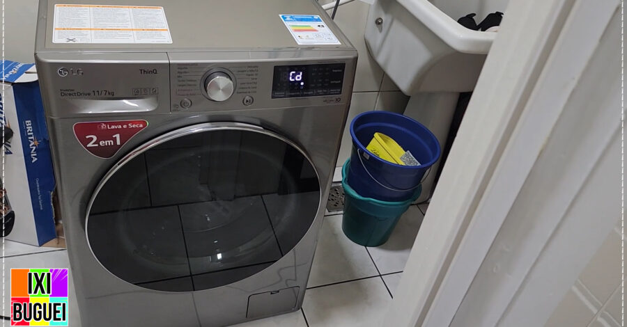 O QUE É O CÓDIGO CD PORTA TRAVADA NA LAVA E SECA SMART LG 11KG VC4