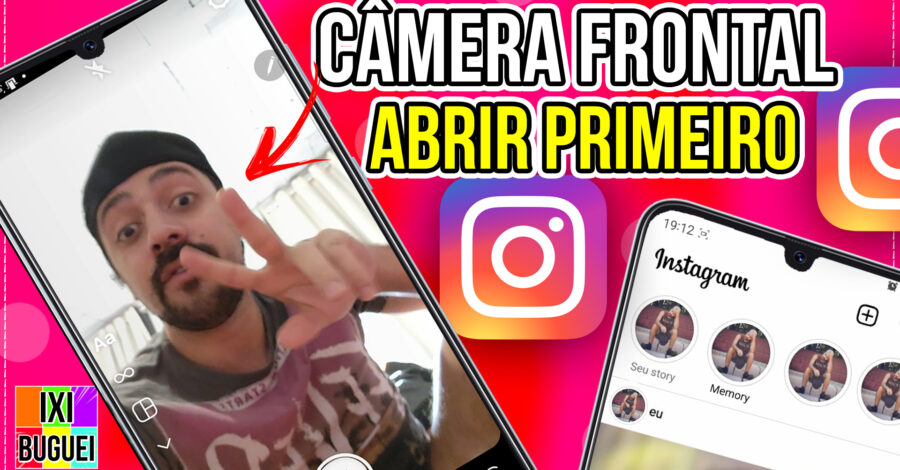 📸 COMO CONFIGURAR PARA QUE ABRA A CÂMERA FRONTAL DE SELFIE PRIMEIRO NO STORIE DO INSTAGRAM