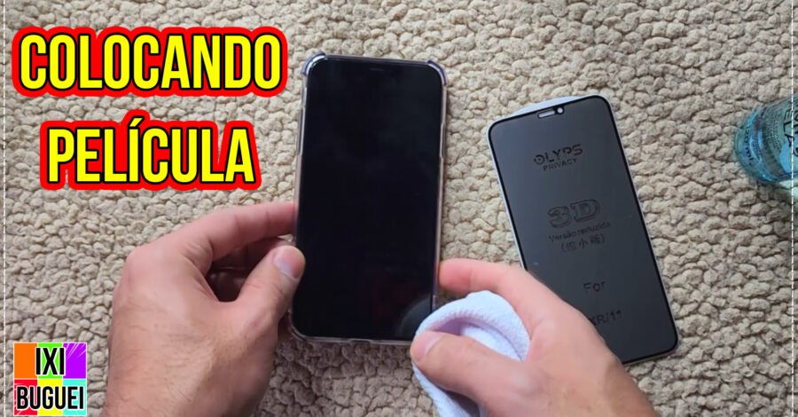 COMO COLOQUEI PELICULA NO IPHONE EM CASA
