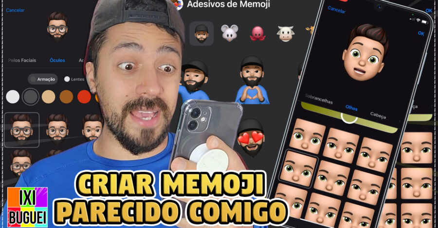 COMO CRIAR ADESIVO DE MEMOJI PARECIDO COMIGO NO IPHONE ( FAZER AVATAR DO ZERO )