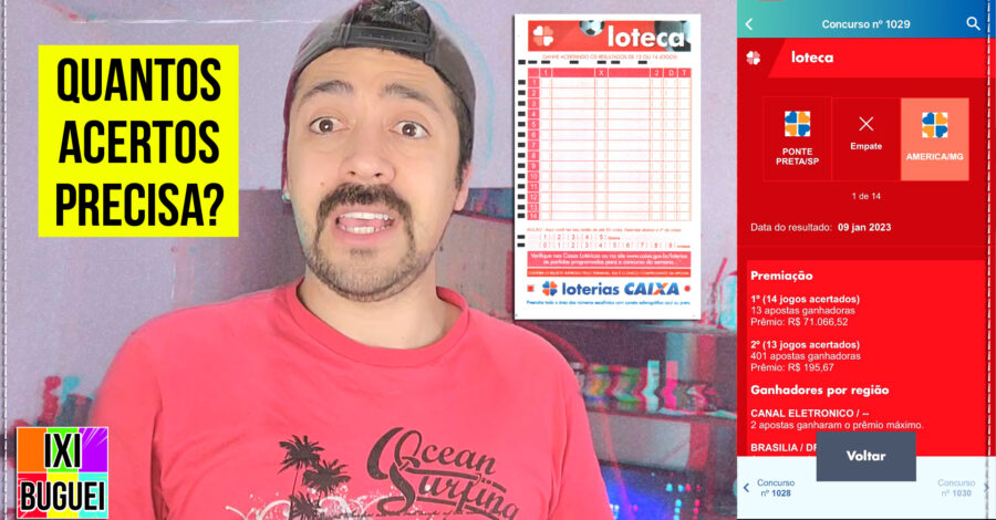 🍀 QUANTOS ACERTOS PRECISA TER PRA GANHAR NA LOTECA O PRÊMIO PRINCIPAL ACUMULADO