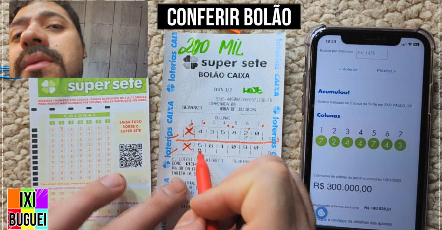 🍀 COMO CONFERIR BILHETE BOLÃO DO JOGO SUPER 7 COM ATENÇÃO