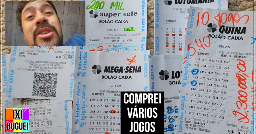 🍀 COMPREI VÁRIOS JOGOS DE DIFERENTES CATEGORIAS DA LOTERIA E NÃO DEU QUASE NADA 🥲