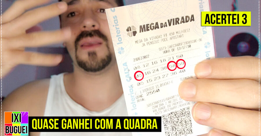 🍀 ACERTEI 3 NÚMEROS NA MEGA SENA DA VIRADA, QUASE FIZ A QUADRA