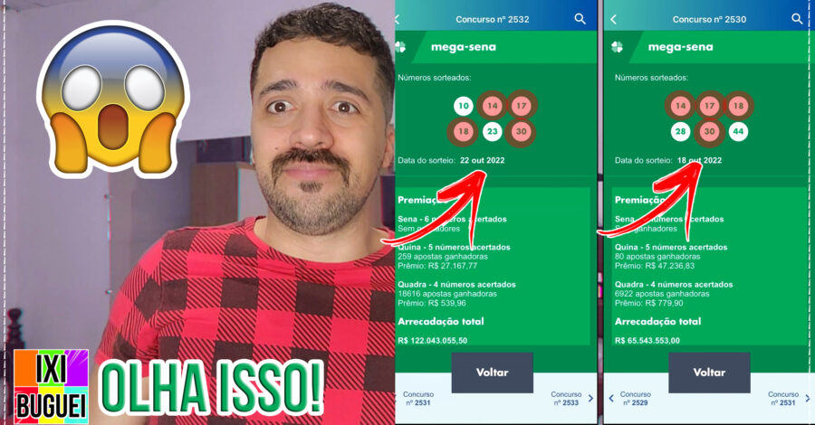 🍀 A QUADRA DA MEGA SENA SAIU NO CONCURSO 2532 COM OS MESMOS NÚMEROS DO CONCURSO 2530 😱