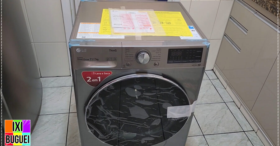 UNBOXING LAVA E SECA SMART LG 11KG VC4