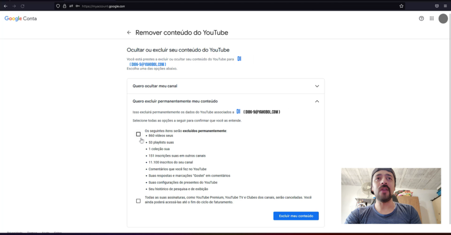 🗑️ COMO APAGAR CANAL DO YOUTUBE | EXCLUIR DEFINITIVAMENTE CANAL E TODO CONTEÚDO DE VÍDEOS