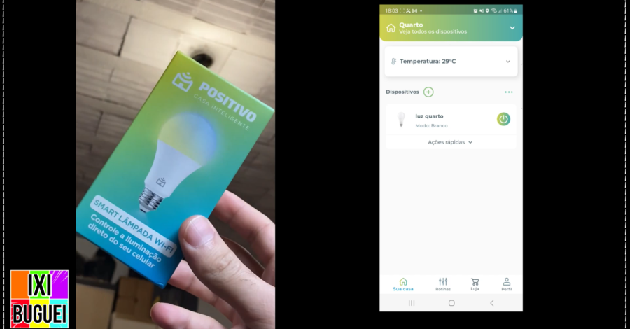 💡COMO SÃO AS CORES E ALGUMAS FUNÇÕES DA LÂMPADA INTELIGÊNTE POSITIVO ( smart )