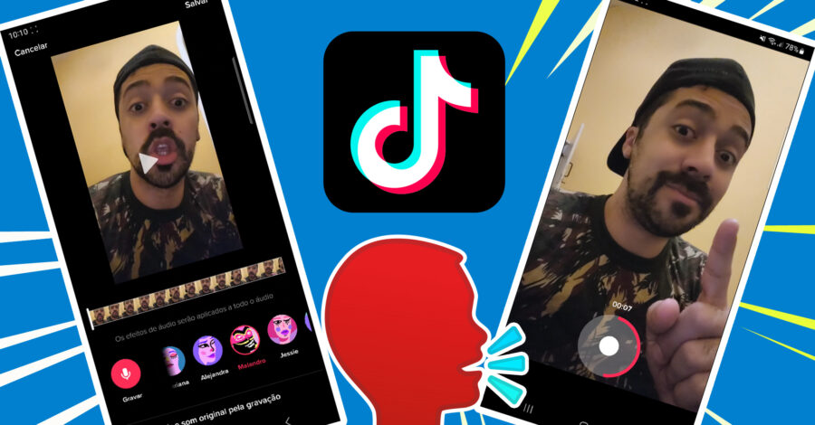 COMO DEIXAR A VOZ ENGRAÇADA NO TIKTOK ( EFEITO )