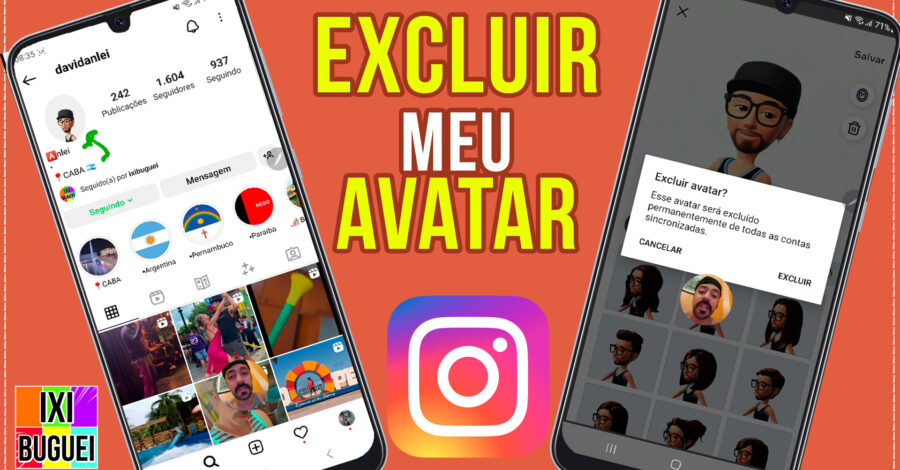 COMO DELETAR O AVATAR DO INSTAGRAM ( NÃO APARECER MAIS NO PERFIL )
