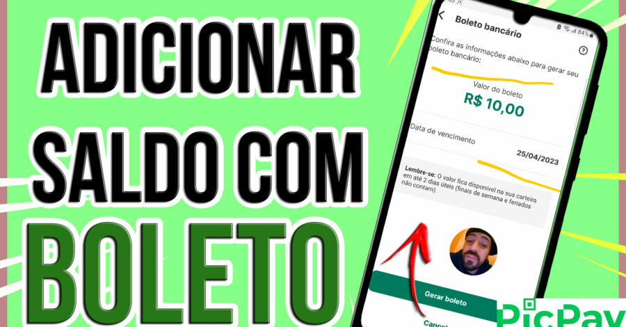 COMO ADICIONAR SALDO NA CONTA PICPAY POR BOLETO BANCÁRIO
