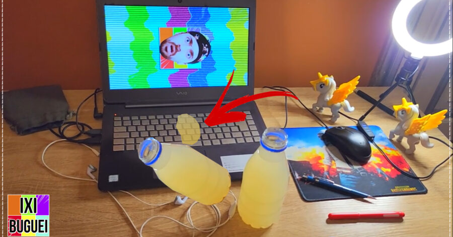 CUIDADO AO BEBER LIQUIDO PERTO DO SEU NOTEBOOK | O QUE EU FIZ