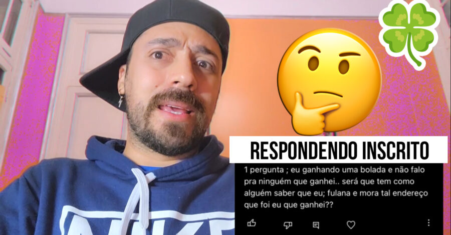 🍀 SE A PESSOA GANHAR NA LOTERIA TEM COMO ALGUÉM SABER POR MEIO DE DIVULGAÇÃO DE ENDEREÇO ?