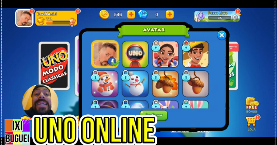 COMO ALTERAR O AVATAR NO JOGO DE UNO ONLINE PELO CELULAR / TEM COMO TROCAR A FOTO DE PERFIL?