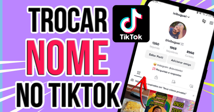 COMO TROCAR MEU NOME NO PERFIL DO TIKTOK