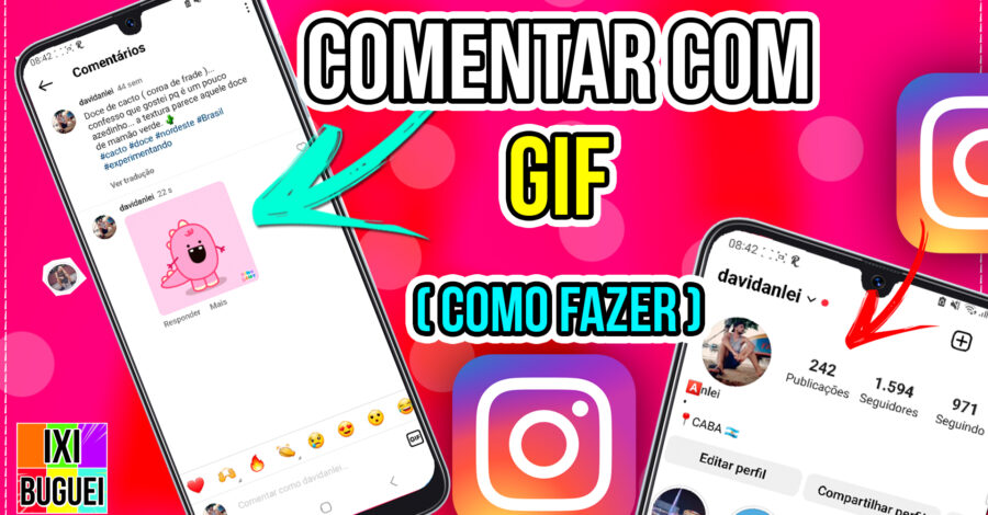 COMO COMENTAR COM GIF NO INSTAGRAM ( Postar imagem que se move, responder comentário )