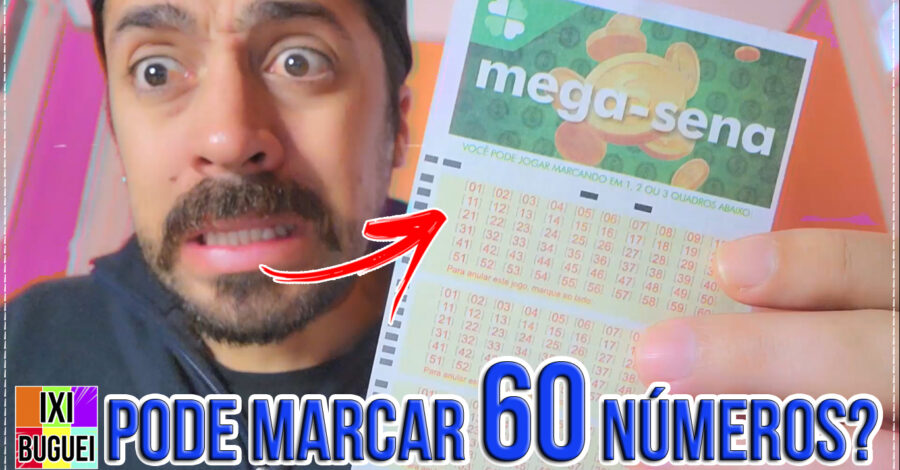 🍀 TEM COMO JOGAR OS 60 NÚMEROS DA MEGA SENA? MARCAR TODOS ?