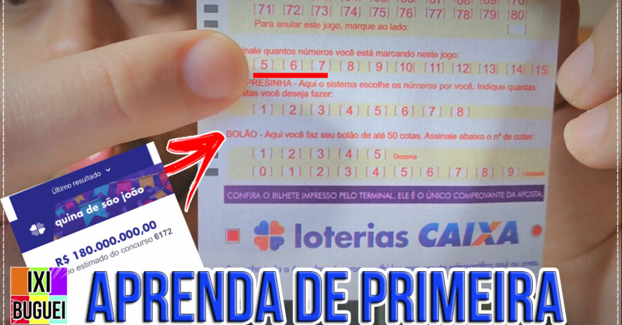 🍀 COMO PREENCHER VOLANTE QUINA SÃO JOÃO PARA FAZER BOLÃO COM AMIGOS, FAMÍLIA + TABELA | JOGO LOTERIA