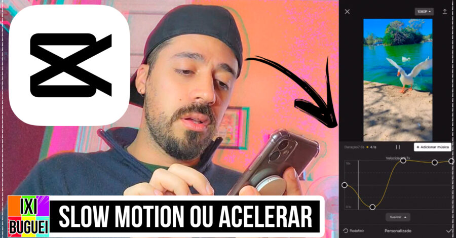 COMO DEIXAR VÍDEO COM VELOCIDADE LENTA NO CAPCUT | OU AUMENTAR VELOCIDADE