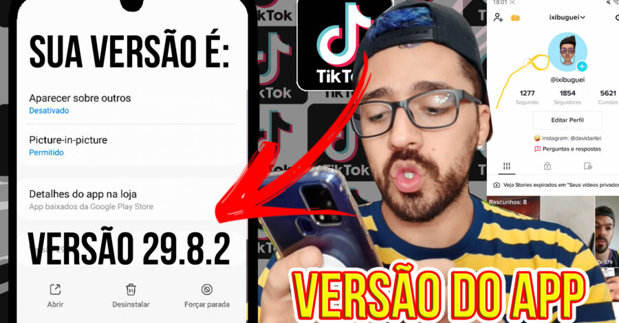 COMO SABER QUAL VERSÃO DO MEU TIKTOK | 3 jeitos | Aplicativo android
