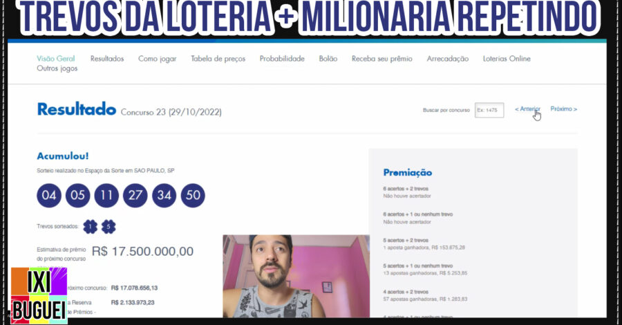 🍀 TREVOS DA LOTERIA + MILIONÁRIA REPETINDO 😱