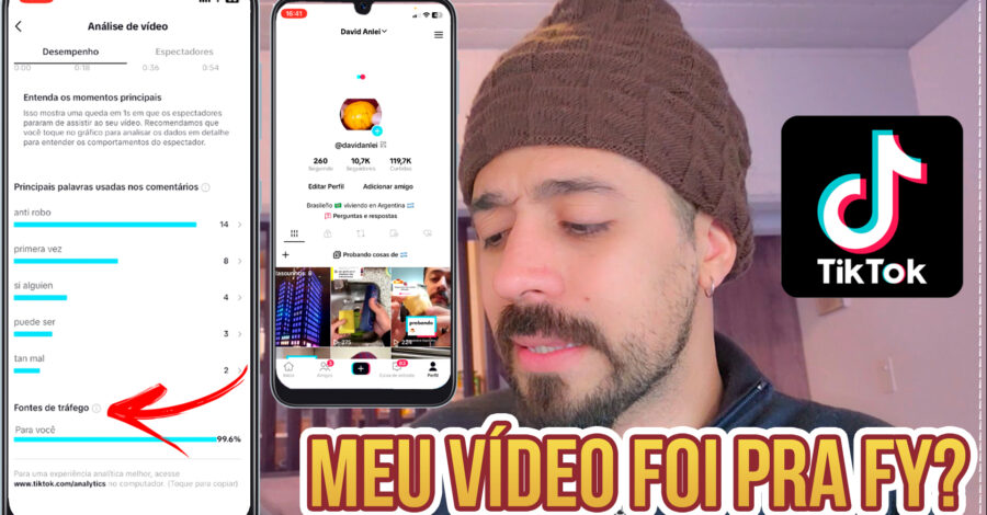 COMO SABER SE MEU VÍDEO FOI PRA FY DO TIKTOK ( FOR YOU PAGE )