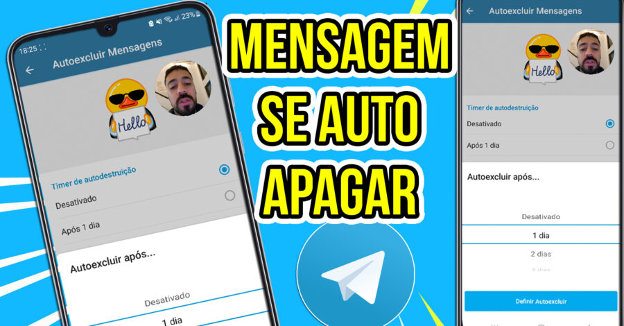 TELEGRAM : COMO ATIVAR O AUTOEXCLUIR MENSAGENS ( apagar mensagens automaticamente após um tempo )