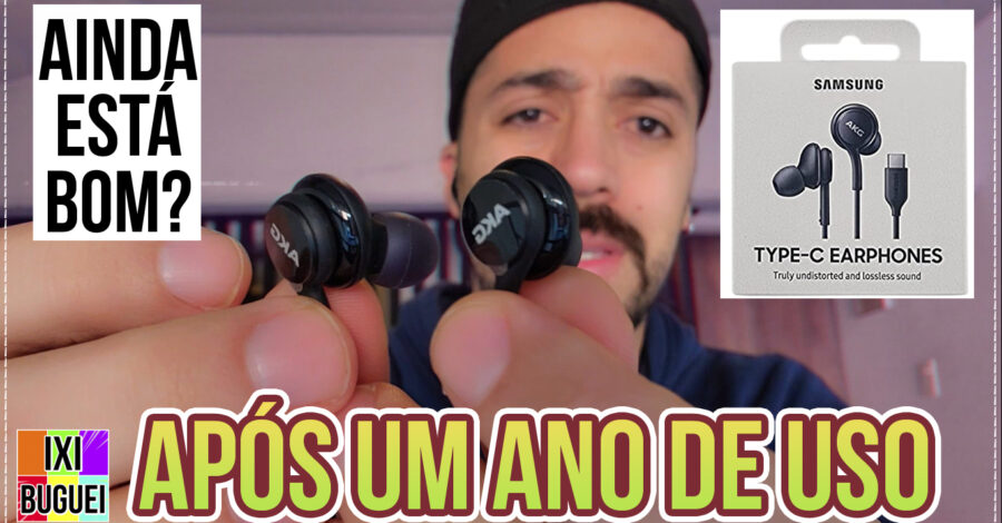 COMO ESTÁ APÓS 1 ANO? AINDA FUNCIONA? FONE SAMSUNG AKG USB TIPO-C COM FIO