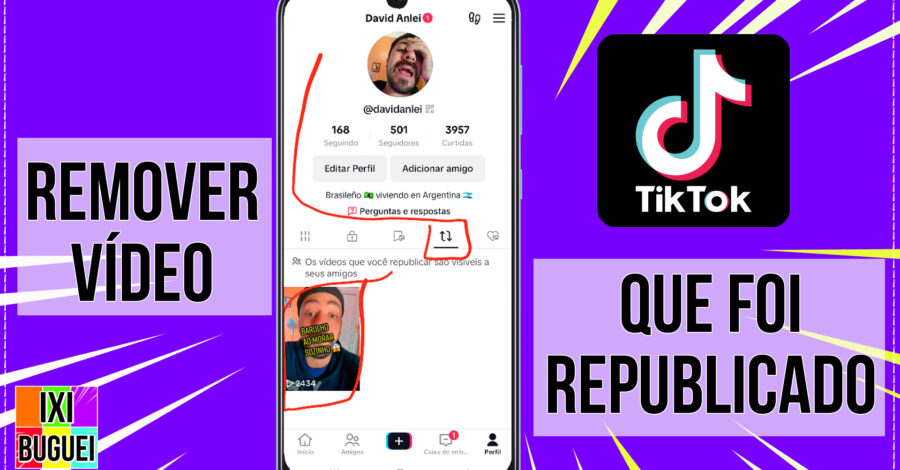 COMO REMOVER UM VÍDEO REPUBLICADO NO TIKTOK ? TIRAR DO PERFIL
