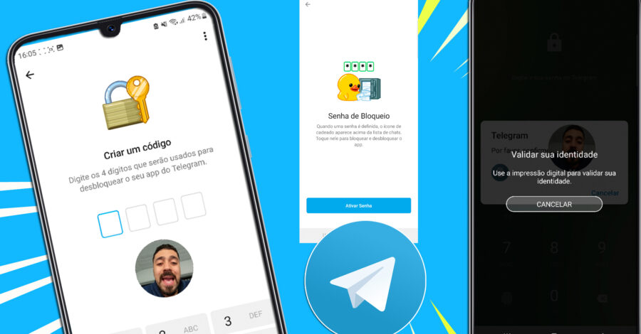 TELEGRAM: COMO COLOCAR SENHA DE SEGURANÇA PRA ENTRAR NO APP ( Senha de Bloqueio )